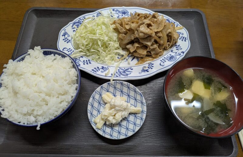 船橋市場飯 生姜焼き定食
