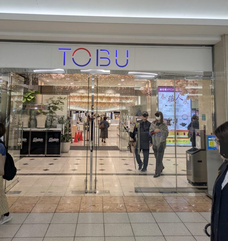 東武百貨店エスカレーター