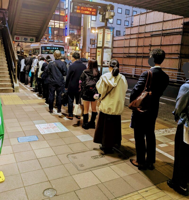 津田沼駅北口バス乗り場4番乗り場
